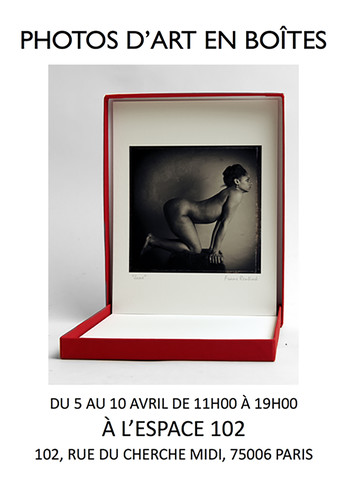 "Photos d'Art en Boîtes", PARIS, Espace 102, rue du Cherche-Midi 75006